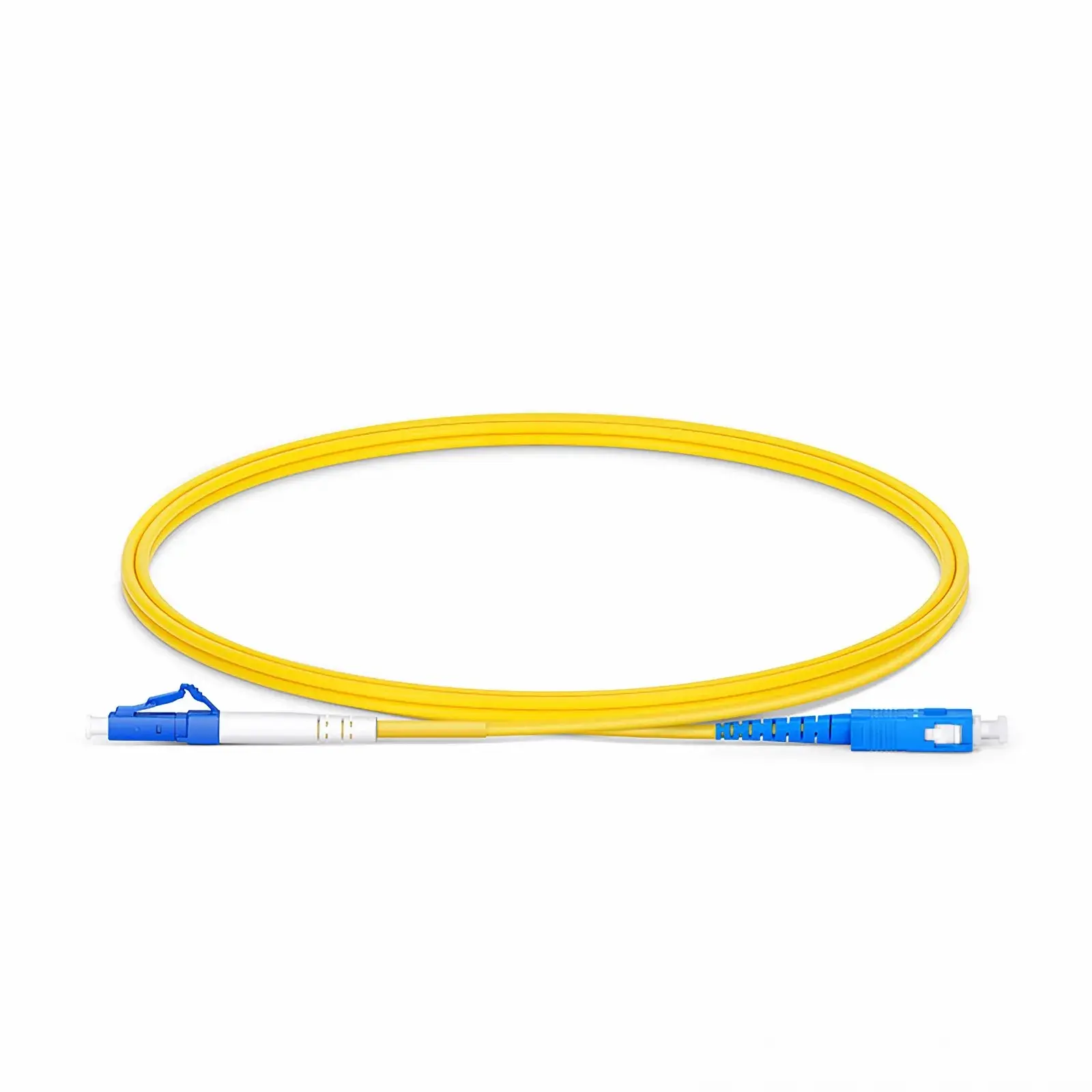 Fiber Patch Cord LC UPC to SC UPC SX Yellow